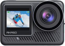 Akaso Brave 8 Lite Action Camera 4K Ultra HD με WiFi Μαύρη με Οθόνη 1.2"