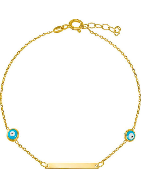 Kritsimis Damen Armband Identität Gold 14K
