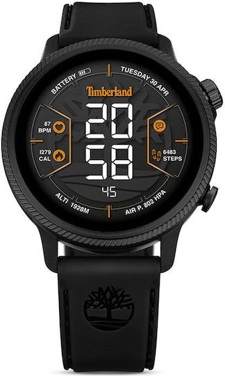Timberland Trail Force S1 48mm Smartwatch with Heart Rate Monitor (Black)