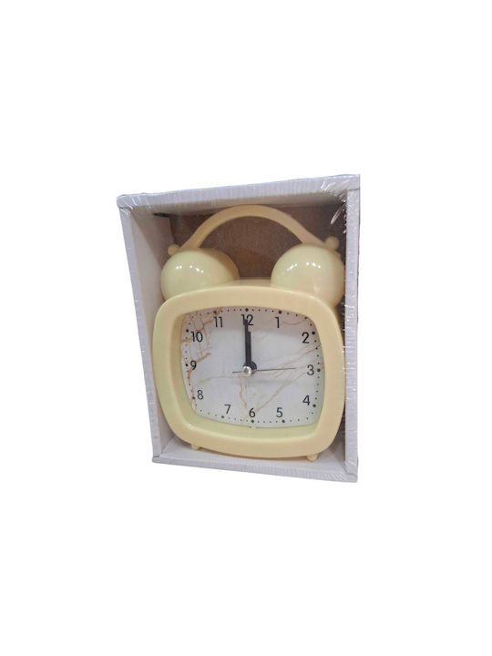 Tabletop Clock with Alarm Yellow 6987488906182Y