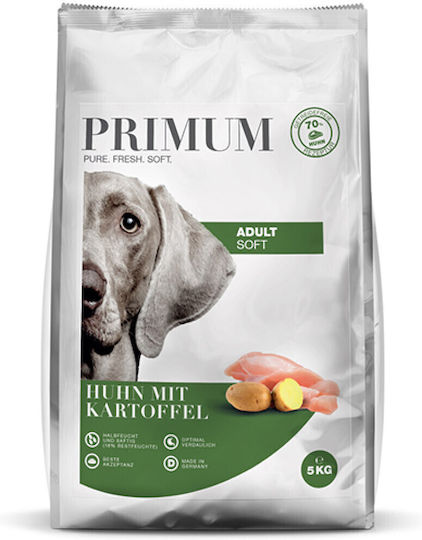 Primum Soft 5kg Dry Food Grain-Free for Adult Dogs with Chicken, Potatoes, Meat, Vegetables and Apple