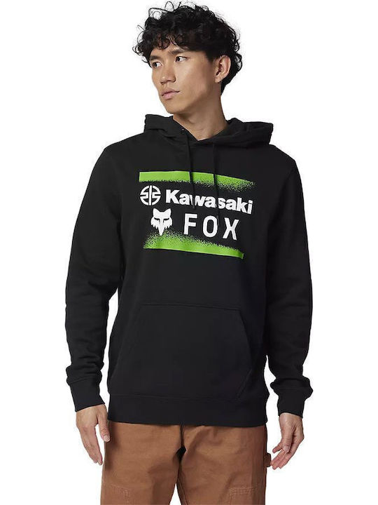 X Kawasaki Яке с Качулка Черно