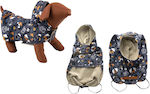 Waterproof Dog Jacket Woofmoda Hood Grey Patter...