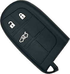 Car Key Cover Case made of for Jeep in Black Color