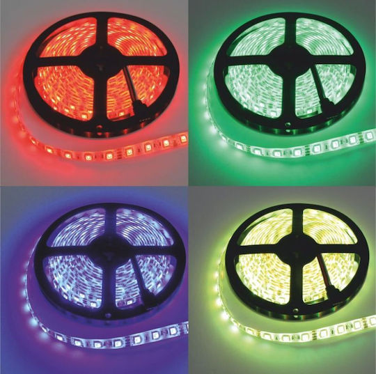 LED Лента 300 14.4W/m RGB 12V IP20 5m