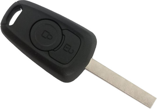 Car Key Shell with Blade with 2 Buttons for Opel