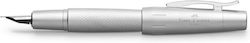 Faber-Castell E-motion Pure Writing Pen Extra Fine Silver made of Aluminum