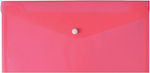 Salko Paper Folder Transparent with Button Red