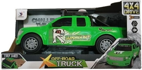 Zita Toys Количка Офроуд Камион - Зелен Селскостопанска Пулбек за 3+ Години