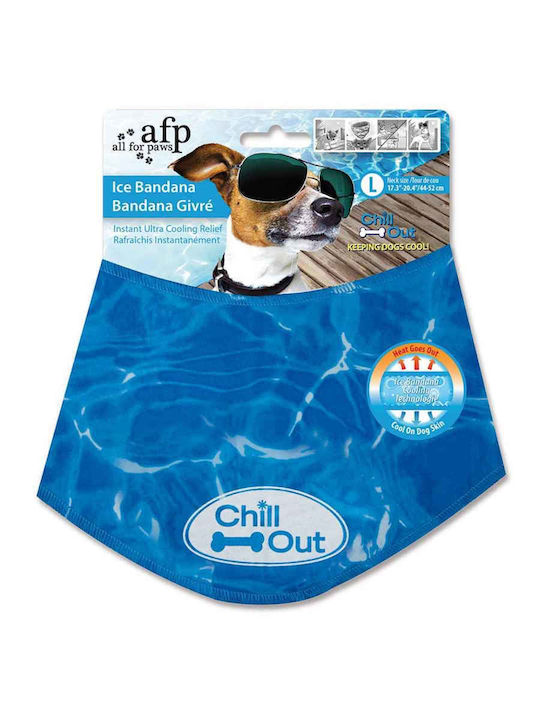 All For Paws Chill Out Ice Μπαντάνα Σκύλου σε Τιρκουάζ χρώμα