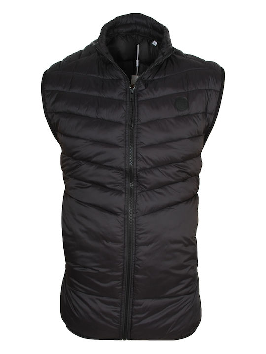 Jack & Jones Men's Sleeveless Jacket BLACK