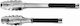 Fackelmann Küchenzangen & Pinzetten Korkenzieher 23cm & 30cm Set 2 Stück