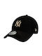 New Era Ny Yankees Cord 9forty Women's Jockey Black