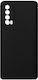 Back Cover Σιλικόνης Μαύρο (Huawei P Smart 2021)