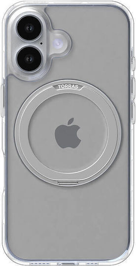 Torras Umschlag Rückseite Silikon 1.5mm Transparent (iPhone 16)
