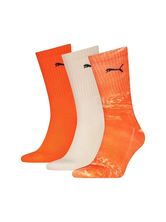 Puma Athletic Socks Orange 3 Pairs