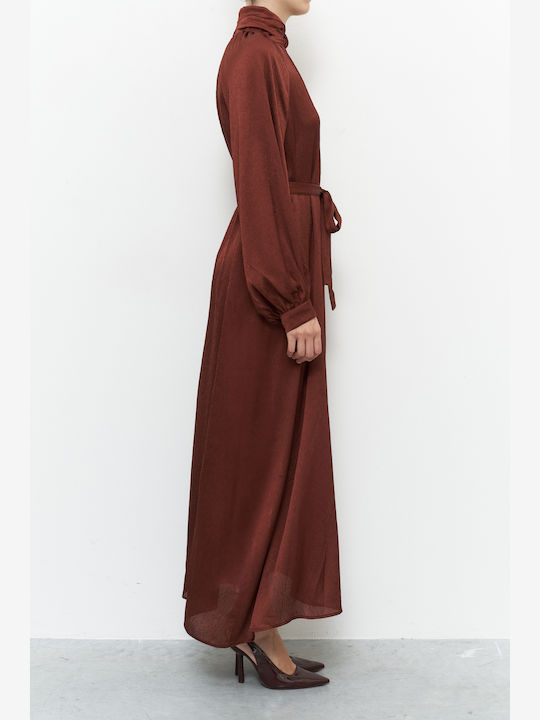 Lumina Kleid Bordeaux