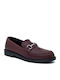 Women's Moccasins in Burgundy Color