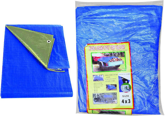 HOMie Waterproof Tarpaulin 90gr/m² 4x3m. Light Type