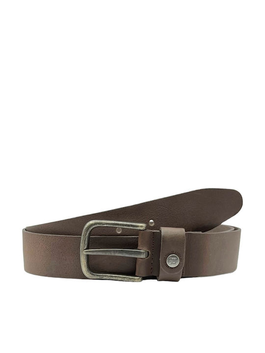 Petrol Industries Herren Gürtel Leder Braun