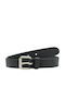 Herren Gürtel Leder Schwarz