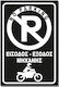 One Two Three Done Sign Sticker "Prohibition of...