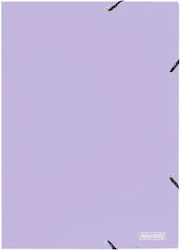 Colorfix Prespan Transparent File Folder with Rubber Band and Elastic Purple Colorfix Prespan Transparent File Folder with Rubber Band and Elastic Purple