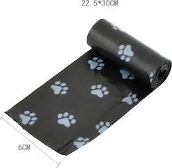 Tpster Saci pentru Excremente de Câine Negre 6buc