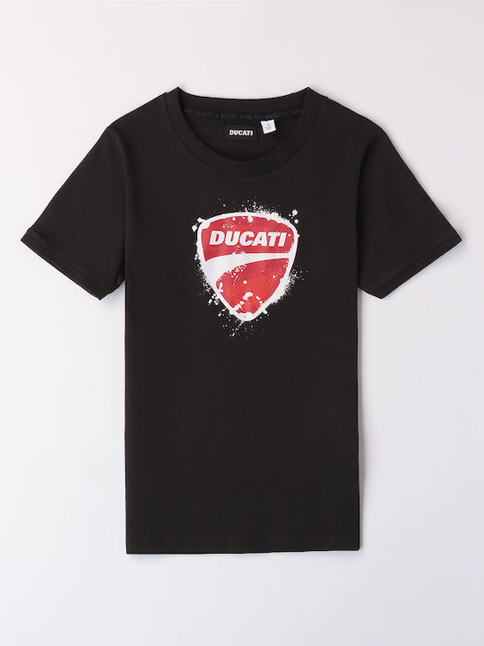 Ducati Kinder-T-Shirt Schwarz