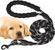 Foldable Dog Leash/Lead Strap in Black color