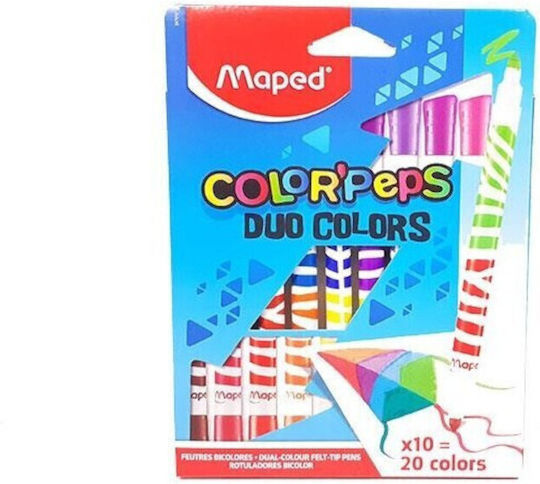 Maped Color' Peps Markere de Desen 4.75mm Set 10buc