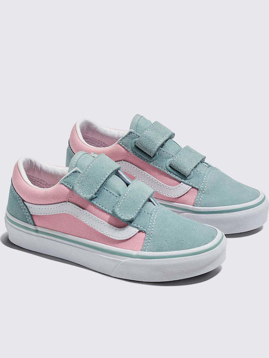 Vans Old Skool V Kinder Sneakers Gray / Pink