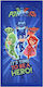 Aquablue Kinder-Strandtuch Blau PJ Masks 140x70cm