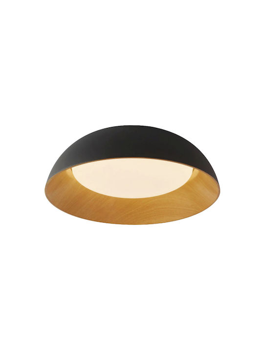 Atman Deckenleuchte 51cm Schwarz mit Integrierter LED