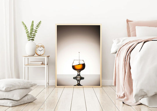 Glas Whiskey Splash Gemälde Whiskey Glas Splash 60x90
