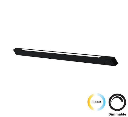 Viokef Magnetic LED Iluminare Liniară Plafon Alb Cald IP20 367 cm