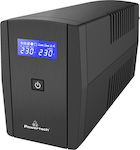 Powertech PT-1296 UPS Line-Interactive 1100VA 660W cu 2 Schuko Prize