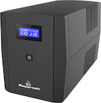 Powertech PT-1297 UPS Line-Interactive 1500VA 900W with 4 Schuko Power Plugs