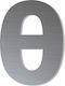 One Two Three Done Sign with Text in Silver Col...