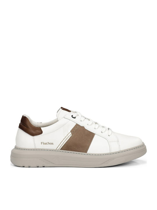 Fluchos Ανδρικά Sneakers Λευκά