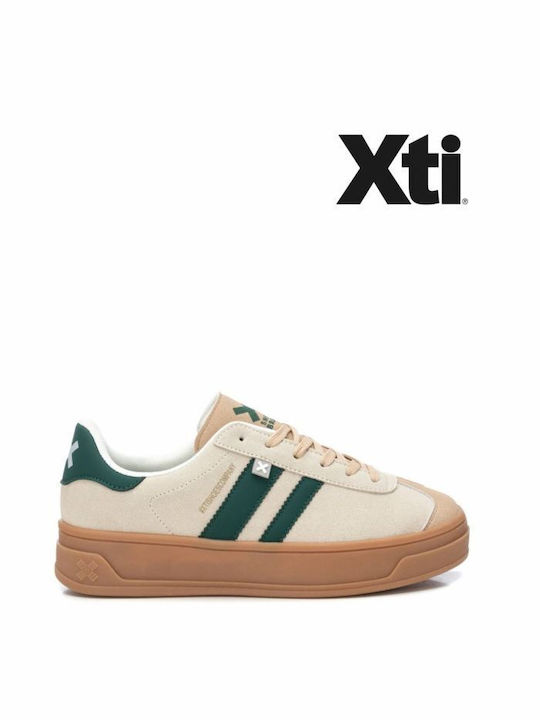 Xti Γυναικεία Sneakers Μπέζ