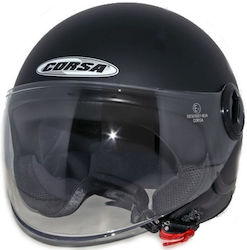 Corsa Jet Helmet ECE 22.06 1150gr Black Mat 913CX08202