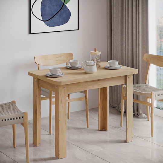 Celeste Дървена Кухненска Маса Дъб 100x60x73.5см