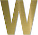 One Two Three Done Sign with Text in Gold Color...