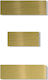 One Two Three Done Sign with Text in Gold Color...