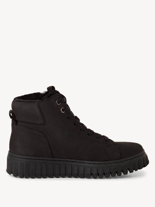 Tamaris Leather Women's Ankle Boots Black