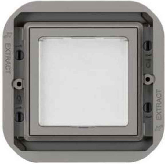 Legrand Plexo Ν Switch Light in Gray Color 069583L