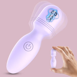 Mini Sized White Vibrator 10 Vibration Modes
