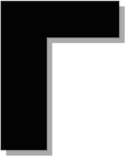 House Letter Sticker ''g'' 80 X 64 Mm Black Matte Plastic Darvin