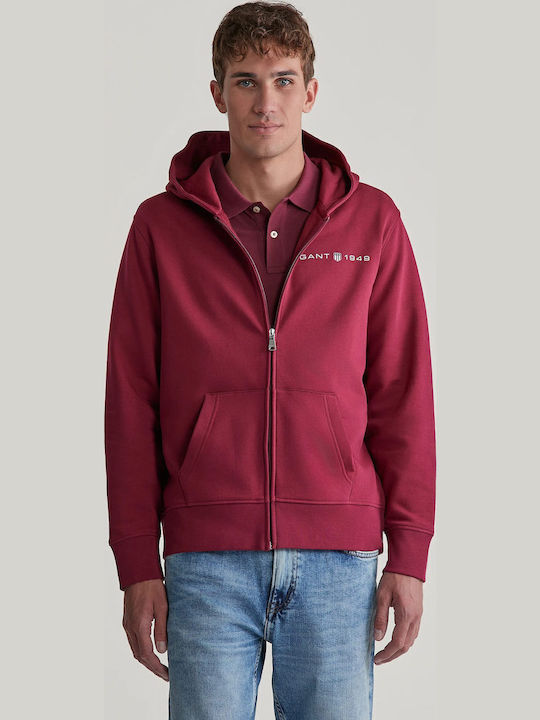 Gant Hanorac cu Glugă Burgundy